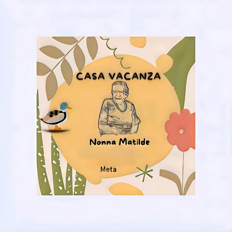 Casa Vacanza "Nonna Matilde" A Meta Di Sorrento, 600Mt Dal Mare, Casa Per 4 Zewnętrze zdjęcie